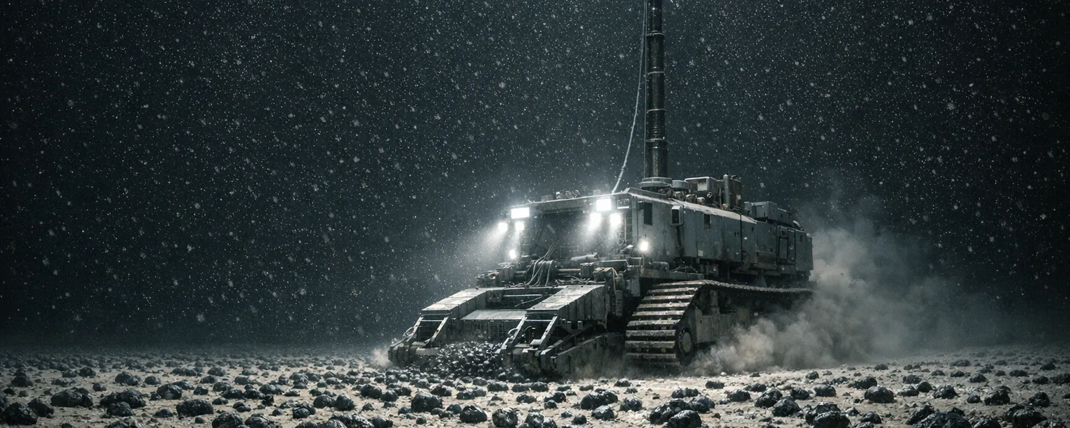 Deep ocean mining artwork